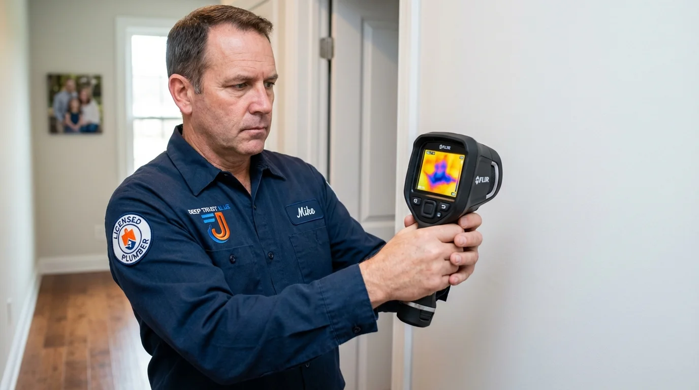 Thermal imaging leak detection by Johns Plumbing LLC in Commerce City